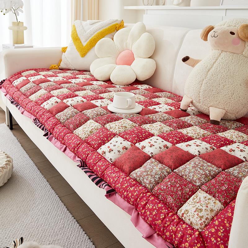 Koreanische Stickerei Dampfplatte Vier Jahreszeiten Universell Fensterkissen Fensterbankkissen Verdicktes Massivholz Wohnzimmer Sitzkissen