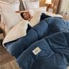 New Thick Milk Fleece Warm Blanket for Winter Artificial Lamb Cashmere Duvet Comforter Soft Warmth Weighted Blankets Quilt Core