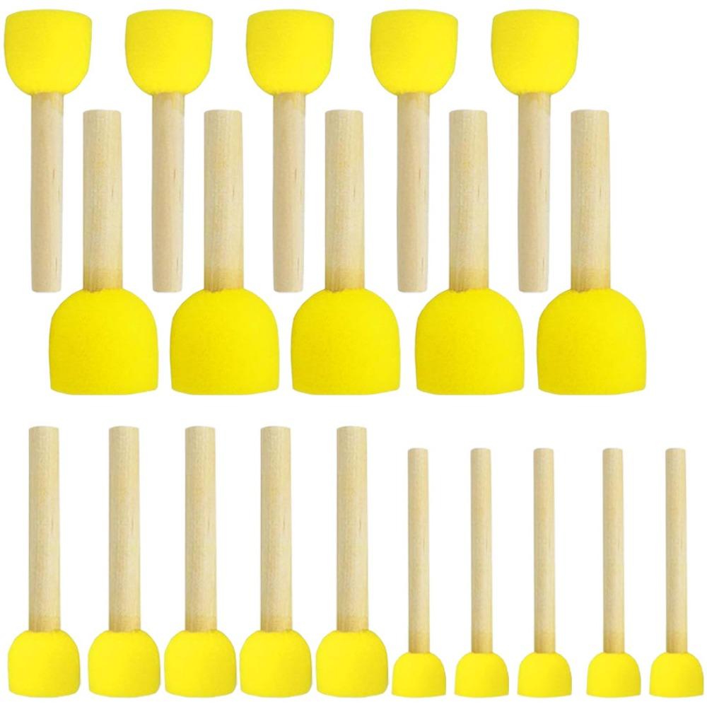 20PCS/bag Handmade Ceramic Sponge Rod Water Absorbing Coloring Sponge New Paint Crafts Sponge