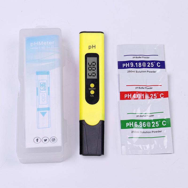 

Портативный pH-метр Shuangyang: Автоматическая калибровка Измеритель кислотности воды жёлтый