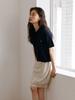 Tinnit Frill Hem Cotton Knit Skirt_Oatmeal
