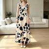 Women's Minimalist Sleeveless Beach Maxi Dress Lightweight Loose Flowy,Versatile for Daily Casual & Beach Vacation