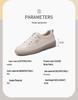 Women's Cowhide White Slip-On Shoes: Summer/Autumn Soft Sole, Casual Elastic Band Sneakers