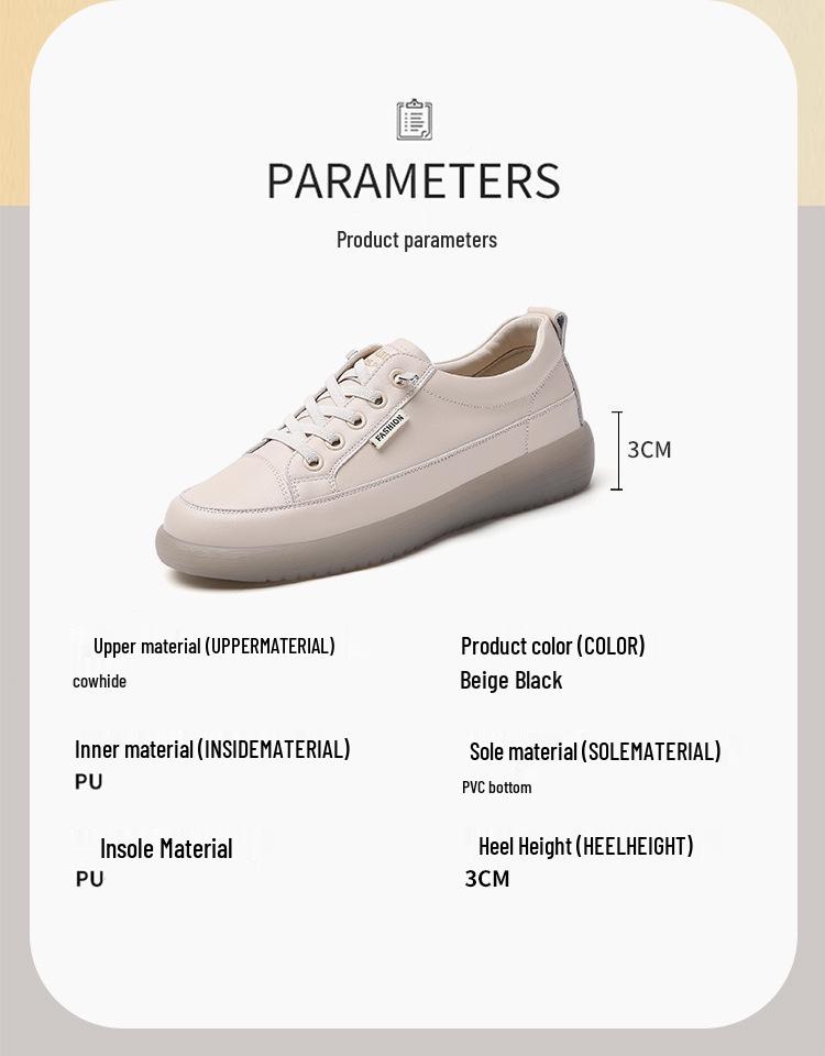 Women's Cowhide White Slip-On Shoes: Summer/Autumn Soft Sole, Casual Elastic Band Sneakers