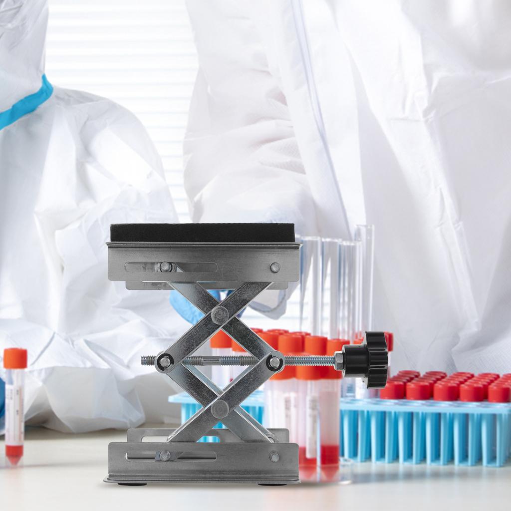 Plataforma de Macaco Tesoura de Aço Inoxidável Suporte de Laboratório Mesa de Elevação Altura Ajustável Bancada de Laboratório Ferramenta de Reparo de Carro Elevação