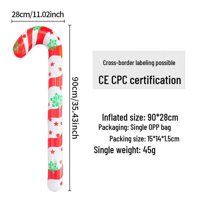 Cross-Border Christmas Courtyard Decoration: PVC Lantern & Inflatable Christmas Ball Set