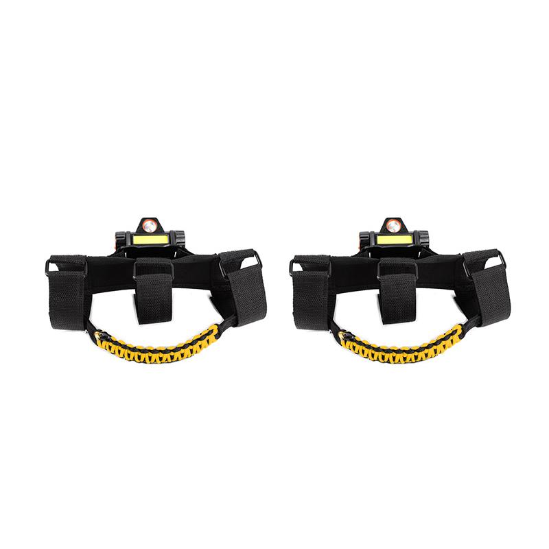 Auto-Regenschirmseil, Dachgriff mit Licht, für Jeep Wrangler JL/Gladiator JT JK 2007–2023, 2 Stück