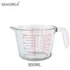 1PCS Multifunctional Glass Measuring Cup with Scale and Handle High Temperature Resistance Microwave Safe for Kitchen Baking