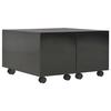 VidaXL Coffee Table High Gloss Black 60x60x35 Cm Chipboard