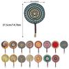 Woven Straw Fan Summer Cooling Grass Handwoven Fan Handmade Fan Nordic Hanging Decorations for Bedroom Wedding