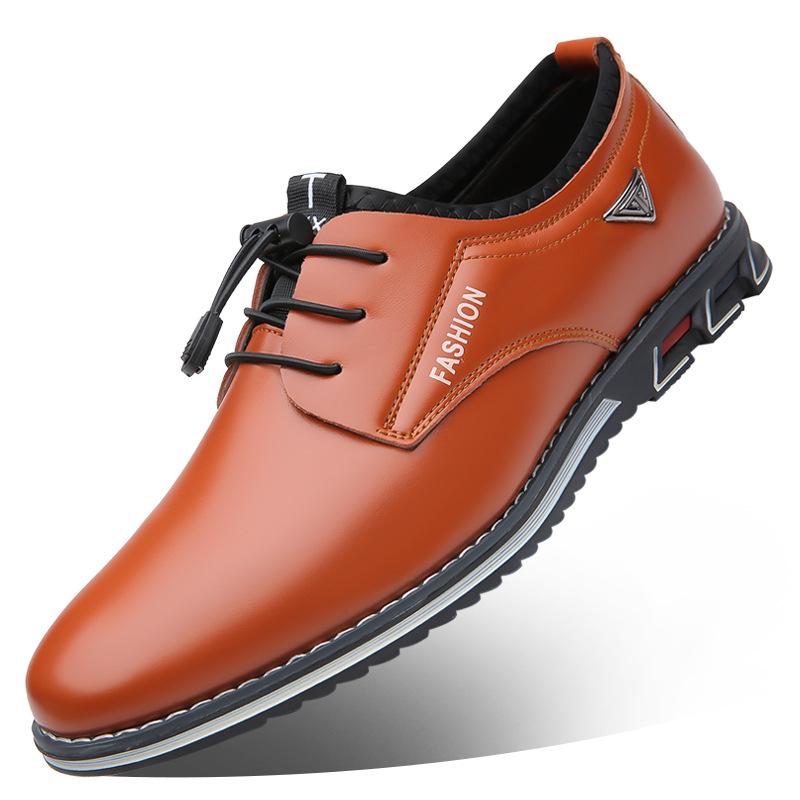 Pánské ležérní boty Módní Pánské společenské boty Pohodlné Nazouvací Pánské mokasíny Platforma Kožené Pracovní boty