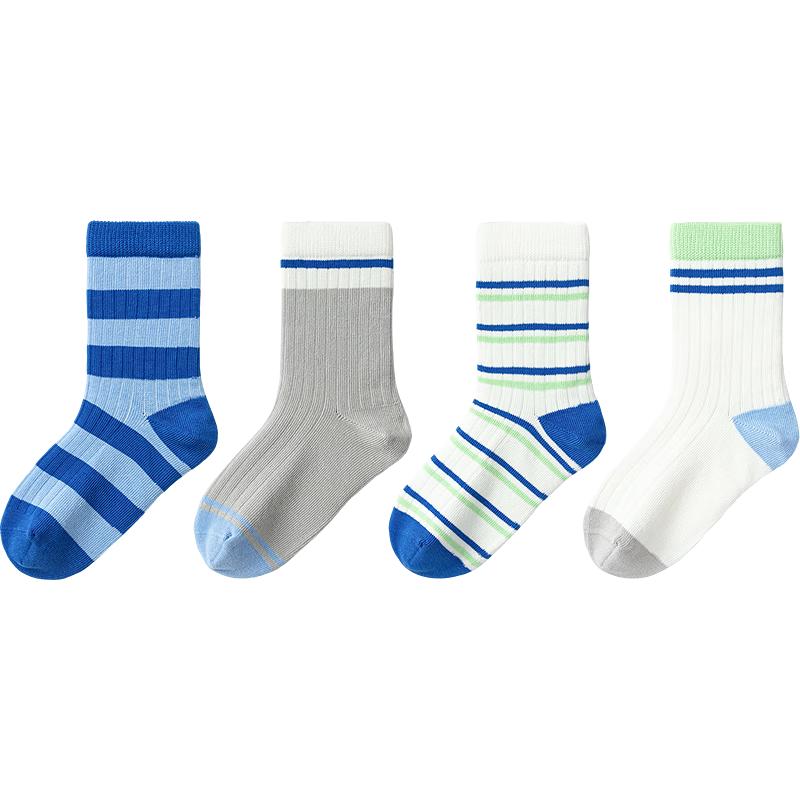 Balabala Kids' Spring/Autumn Mid-Calf Cotton Socks