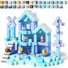 Magnetic Building Blocks Mine World Magnetic Princess Ice Castle Construction Brick Cube Stem Boy Girl Children Toy Set Gift
