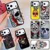 Nieuwe Bloemige Suikerschedel Getatoeëerde Telefoonhoesje Voor iPhone 17 Air 14 15 13 12 Max Cover Voor Apple 16e 11 Pro Max Plus Coque