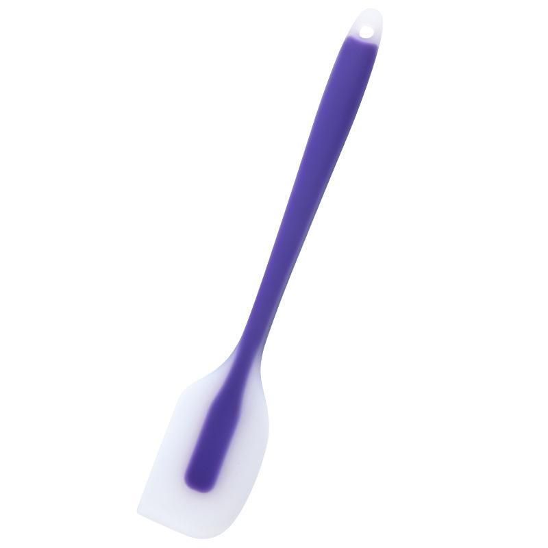 2 Size Flexible Silicone Scraper Heat Resistant Non-stick Translucent Cream Mixing Spatula Kitchen Must-have Gadget