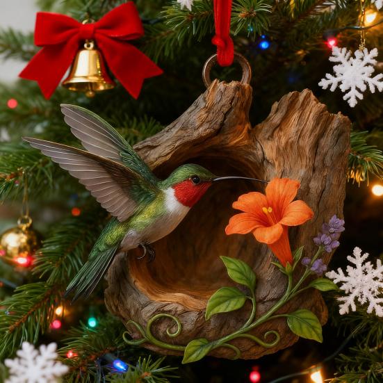 Ptačí adventní kalendář 2025 Odpočítávací krabička na 24 dní Realistické ptačí ozdoby Vánoční stromeček Sváteční dárek pro milovníky ptáků