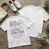 Afdruk achterkant Need Prayer Tap My Shoulder T-shirts Heren Bloemen Christelijk Casual 100% Katoen T-shirts O N