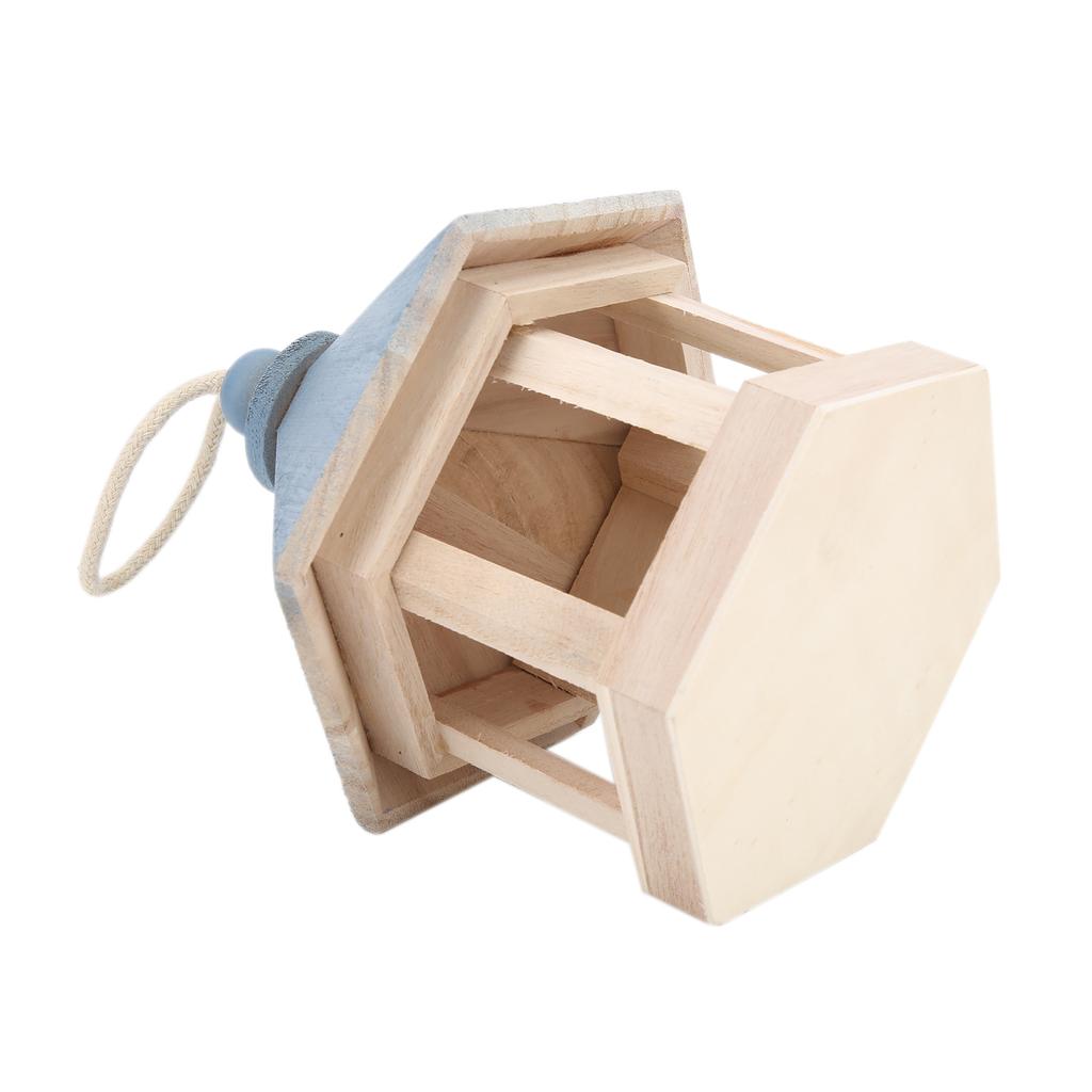 Holz Vogelhaus Handgemacht Outdoor Fütterer für Papageien Vogelhaus Futterspender mit Dach