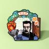 Alloy Magnetic Fridge Magnet Shaoxing Cultural and Creative Lu Xun Baicao Garden Zhaohuaxishi Souvenir Travel Gift