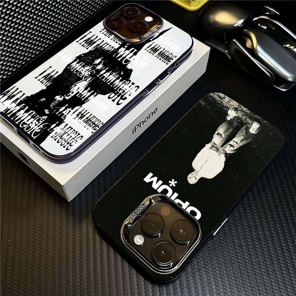 O-Opium Rap Playboi Carti Phone Cover For IPhone 16 15 14 13 12 11 17 Pro Max Plus Color Silver Shell
