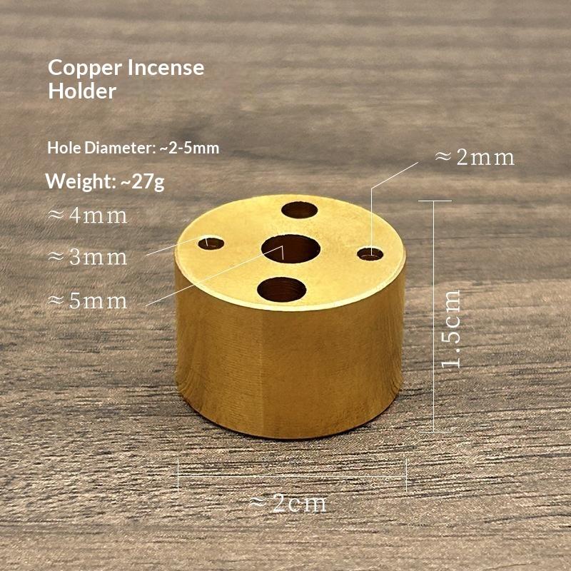 1Pcs Portable Incense Burner Multi Purpose Water Drop Shape Brass Incense Holder Home Office Teahouse Zen Ornament Supplies