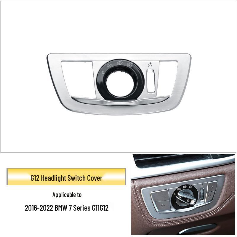 BMW 7 Series Headlight Switch Cover & Light Control Knob for G11/G12