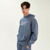 Reebok Solid Color Logo Hoodie Unisex Hoodies Blue 23RMF305UGB7