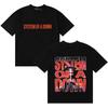 2026 System Of A Down Bestseller Lässig 90er Street Style Weiche Baumwolle Rundhals Kurzarm Unisex Sommer Damen und Herren T-Shirt