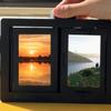 Rotating Photo Frame Page-Turning 12-Card Holder Picture Frame 360-Degree Rotate And Turn Pages Photo Holder for Desktop Vertical Display