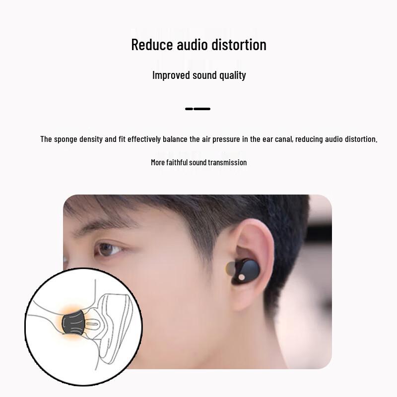 Embouts d'oreille en mousse à mémoire de forme et en silicone Masentek pour Sony WF-1000XM5