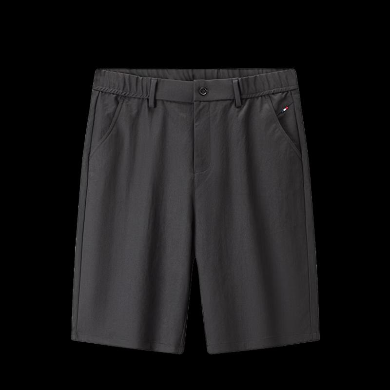 ROMON Men's Elastic Anti-Wrinkle Summer Shorts