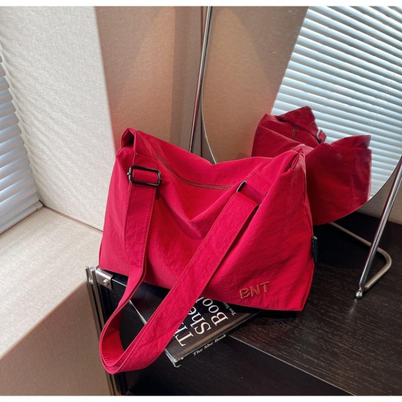 Canvas bag women's large-capacity new summer versatile casual shoulder messenger bag college student tote bag