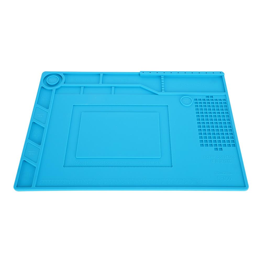 Heat Insulation Repairing Silicone High Temperature Resistance Mat with Magnetic Grooves