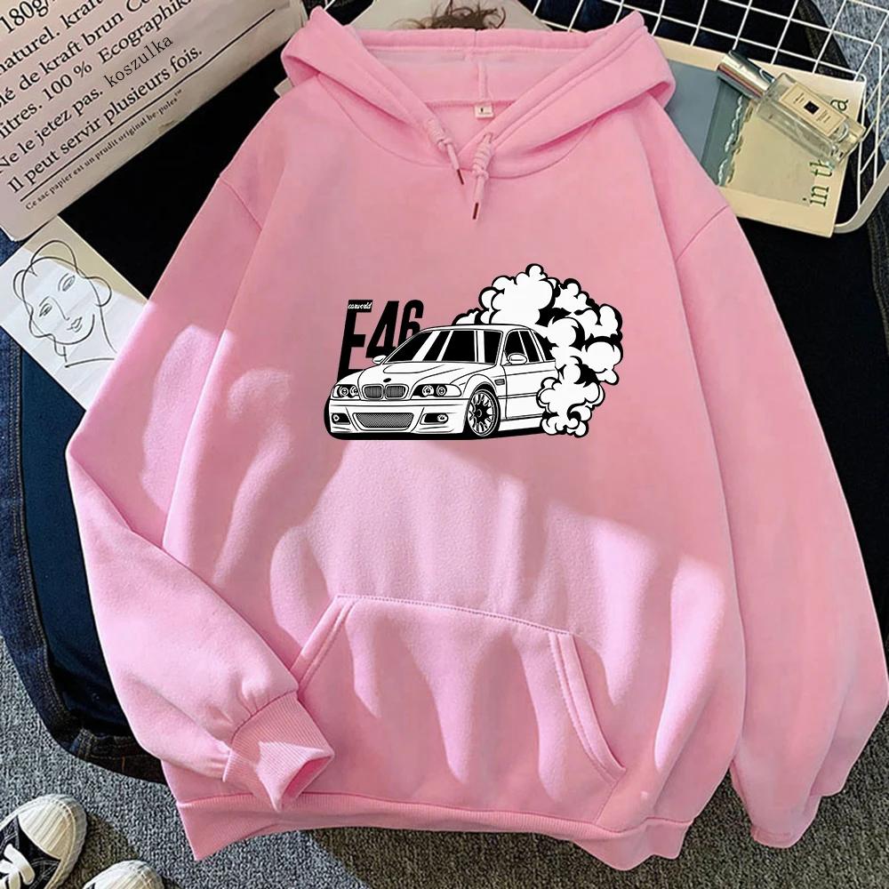2022 Winter E46 Car Hoodies Spring/Autumn Women Tops Aesthetic Clothes Fashion Men Sweatshirt Graphic Hoodie Harajuku Sudaderas