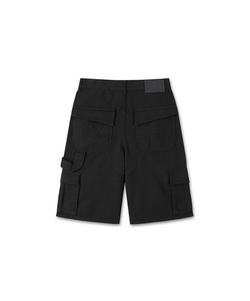 9999ARCHIVE [9999Xhoodie Jinho] Oblique Pocket Bermuda Cargo Pants