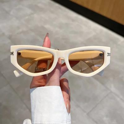 New Vintage Cat Eye Sunglasses Men Women New In Fashion Irregular Gradient Eyewear Shades Luxury Brand Designer Sun Glasses