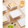 Multipurpose Food Keepers Box Stores Toasts Breads Iced Meat Freshness Fruit Saves Space Stackable Design