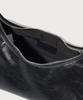 Covernat Woman Clover Heart Flat Ribbon Shoulder Bag Black