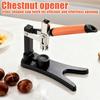 Chestnut Cutter Non-Slip Handle Cracking Sheller Portable Nutcracker Chestnut Clip for Nut Peeling Shelling Opening Cooking