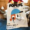 Cartoon P-popeye Throw Flannel Cozy Print Blanket, Portable, Durable Machine Washable Cute Cool