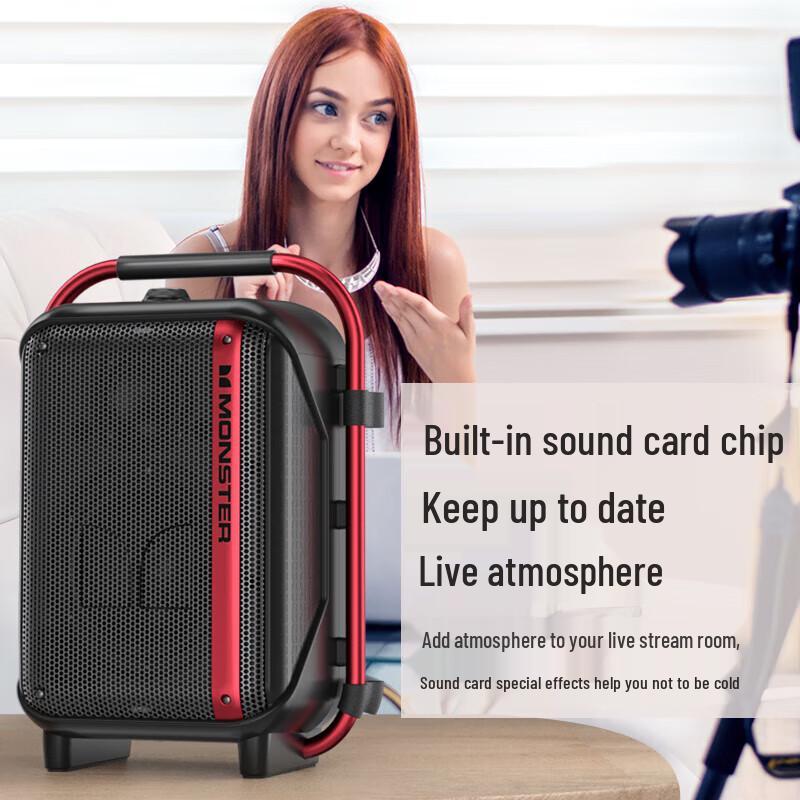 Monster M185 Portable Outdoor Karaoke Speaker