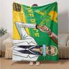 1pc One Piece Adventure Soft Throw Blanket Flannel All Season Light Weight Living Room/Bedroom Warm Blanket. M7270139