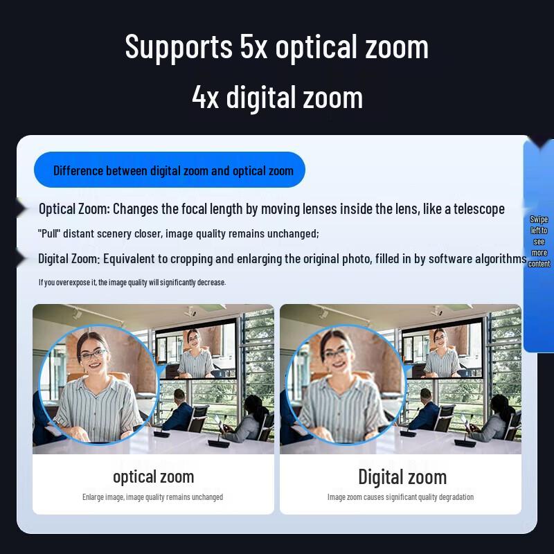 HIKVISION 4K PTZ Conference Camera with Dual Mics V108 (CN version)