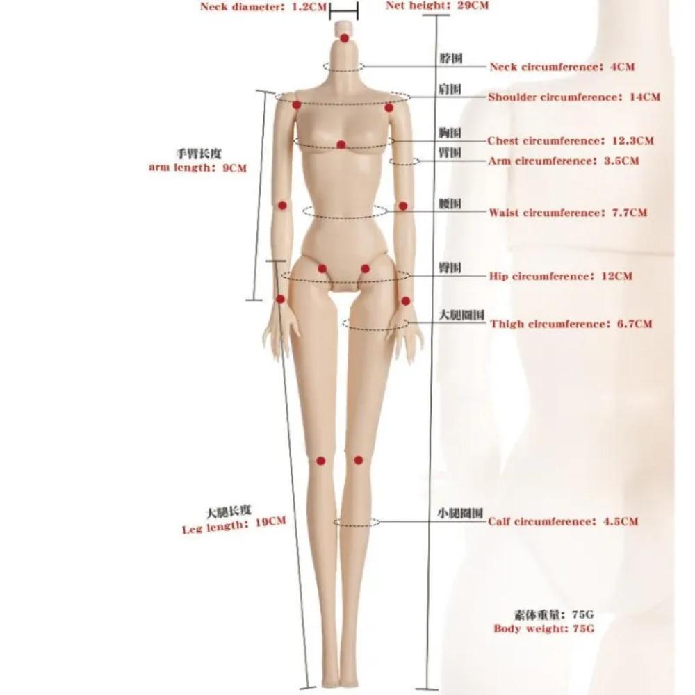 30CM Lady Doll's Clothes Suit for 1/6 Doll Accessories Dress Up Toys for Children