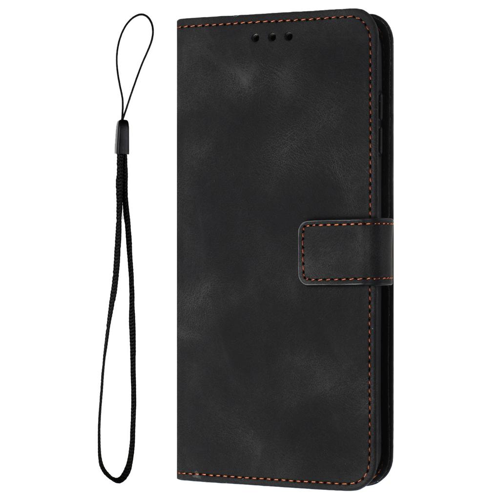 Wallet Case for Honor X6c 4G/X6b 4G/X6a 4G/X5b/X5b Plus Solid Color Leather Protective Phone Cover