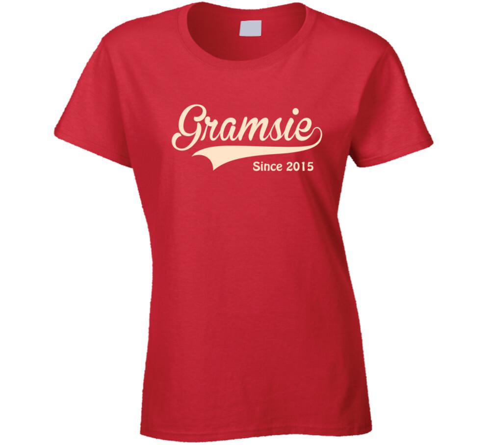 Gramsie since any year T Shirt Mens Womens Tees Top XL