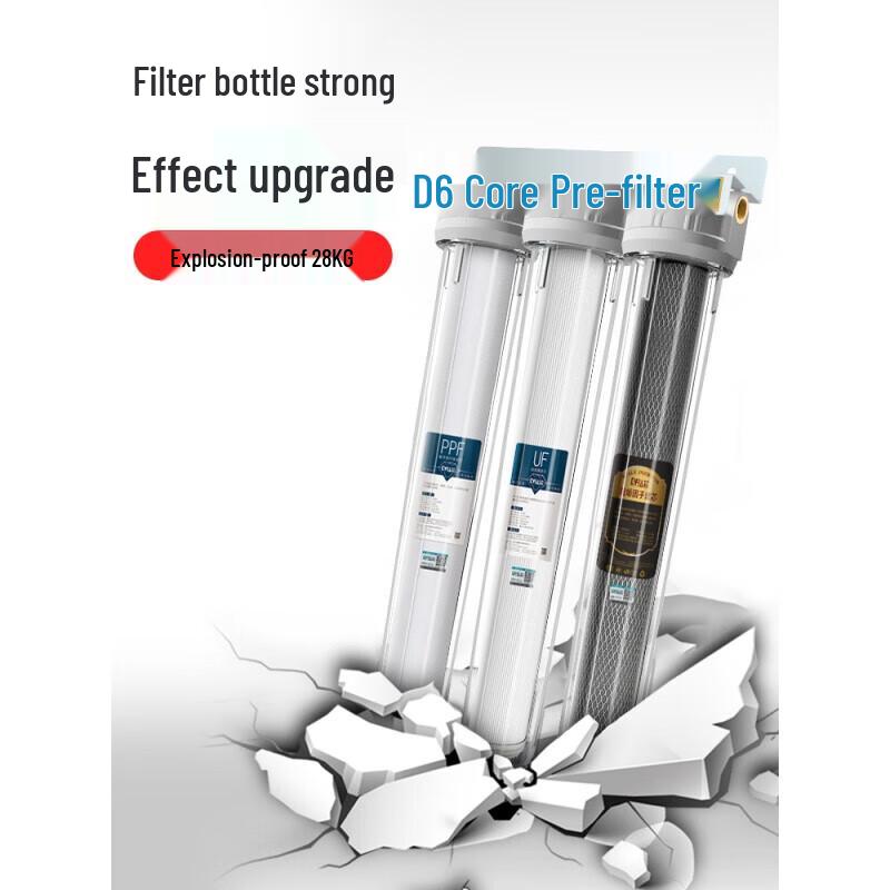 Zuanxin 20-Zoll Ganzhaus Vorfilter Wasserreiniger CN-Stecker (Adapter enthalten)