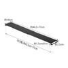 Yamazaki Industries Yamazaki Extendable Exhaust Vent Cover, Flat Type, Black, Approx. W44 x 577 x