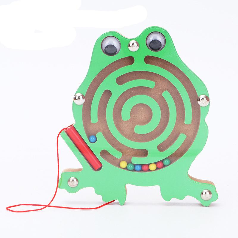 Kids Montessori Toy Worm Eat Fruit Wooden Puzzle Toy Fingers Flexible Training Twisting Worm Educational Toys for Children Gifts