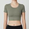 WEZHO Women's Yoga Short Sleeve Sports T-Shirt